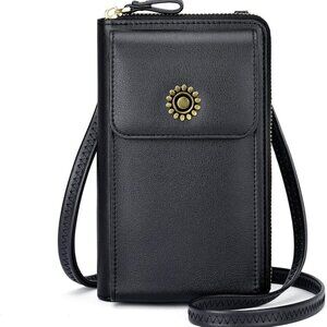 Crossbody Purse Cell Phone Bag for Women RFID Blocking Cell phone Wallet Mini Sh